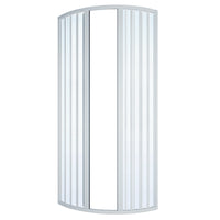 Box doccia circolare a soffietto cm 68-70 apertura laterale