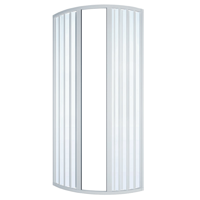 Box doccia circolare a soffietto cm 68-70 apertura laterale