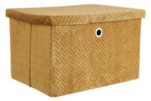 4x Scatola pieghevole ocre 40x30x25h