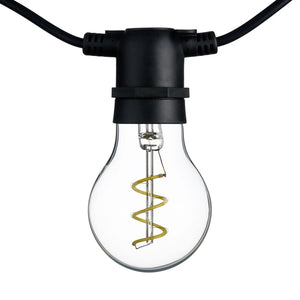 Party Light 36V 10 A60 E27 Spiral Filament LED 4+5m Multicolor