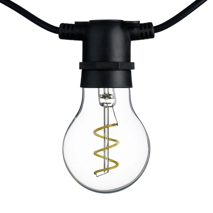 Party Light 36V 10 A60 E27 Spiral Filament LED 4+5m Multicolor