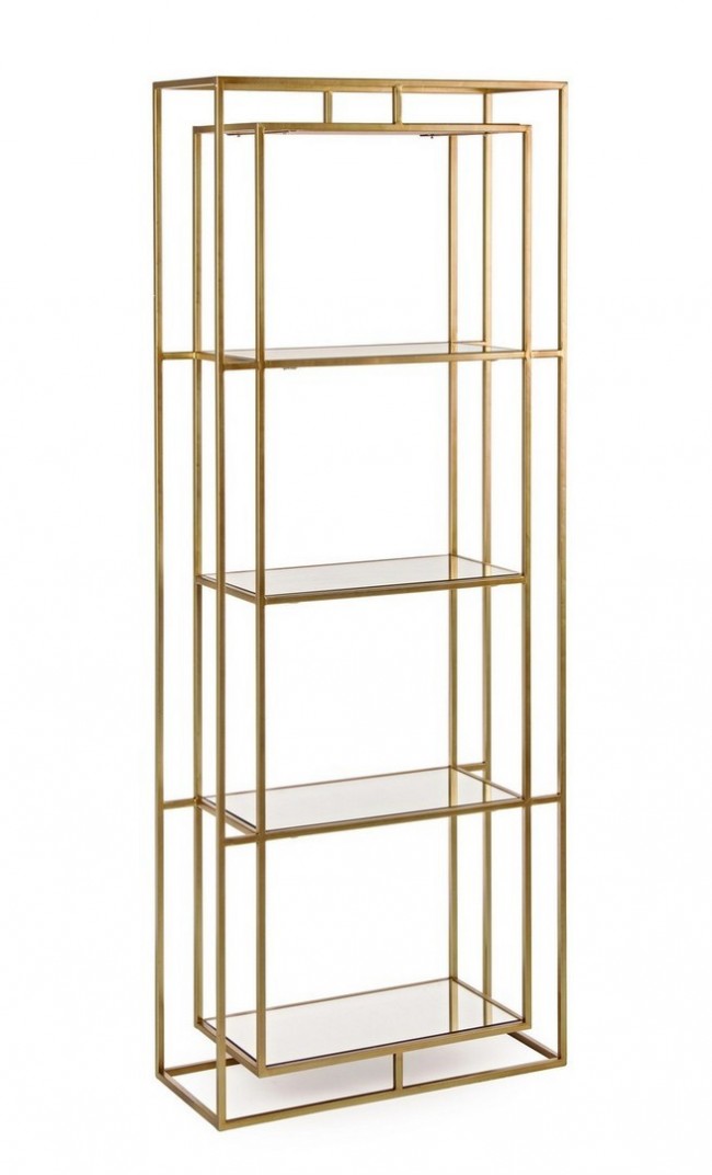 Libreria in vetro 68x28x172.5 cm