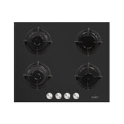 Samet Piano cottura Venere 60 in vetro 4 fuochi nero H52xL60
