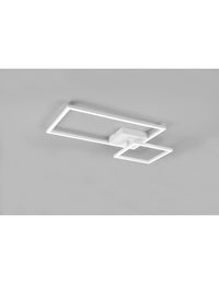 Lampada Da Soffitto Squadrata Orientabile Led Dimmer Padella Bianco Trio Lighting