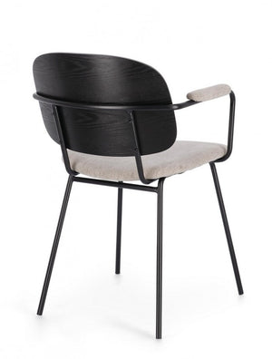 2x Sedia in tessuto 57x60x80 cm