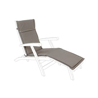 Cuscino lettino in tessuto sfoderabile cioccolato Poly