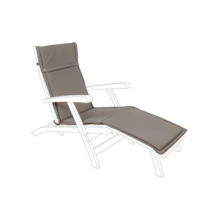 Cuscino lettino in tessuto sfoderabile cioccolato Poly