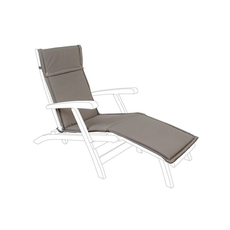 Cuscino lettino in tessuto sfoderabile cioccolato Poly