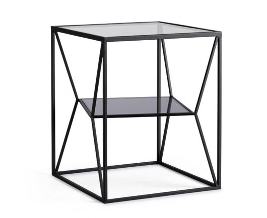 Tavolino vetro 40x40x50 cm