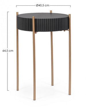 Tavolino in legno D.40.5 x 64.5 h