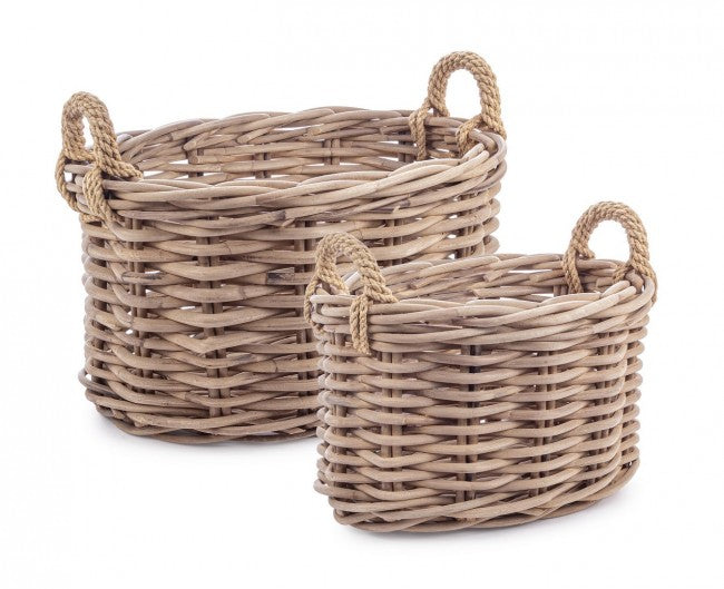 Cesta grigia 50x40x30h e 59x46x35h