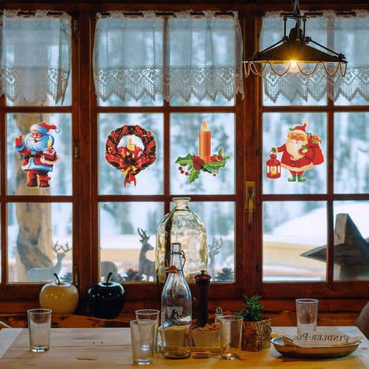 Vetrofania led 18x25 cm mix 4 soggetti