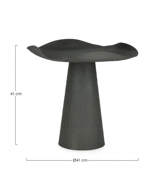 Tavolino lalita verde D.41 x 41h in metallo