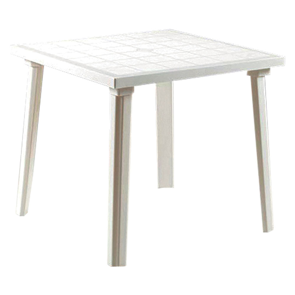 Tavolo in polipropilene 80x80 H.72 bianco