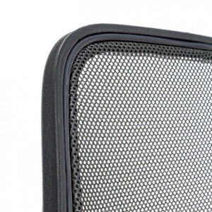 Sedia da ufficio grigia con ruote altezza regolabile