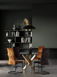 Base tavolo oro D120 x 56a x 56b x 73.5h