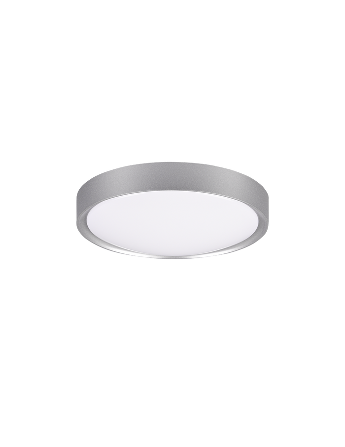 Plafoniera Rotonda Clarimo Led Dimmerabile Alluminio IP44 Ø33 cm Trio Lighting