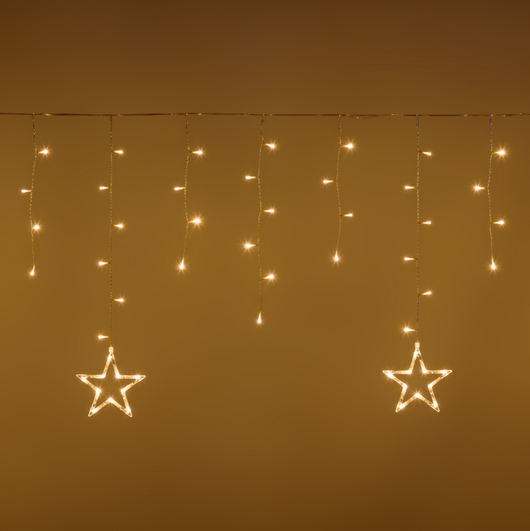 Ice Light Stelle 150 LED 400x80cm bianco caldo