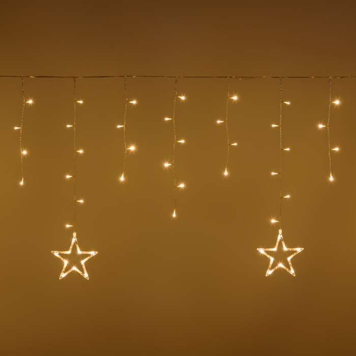 Ice Light Stelle 150 LED 400x80cm bianco caldo