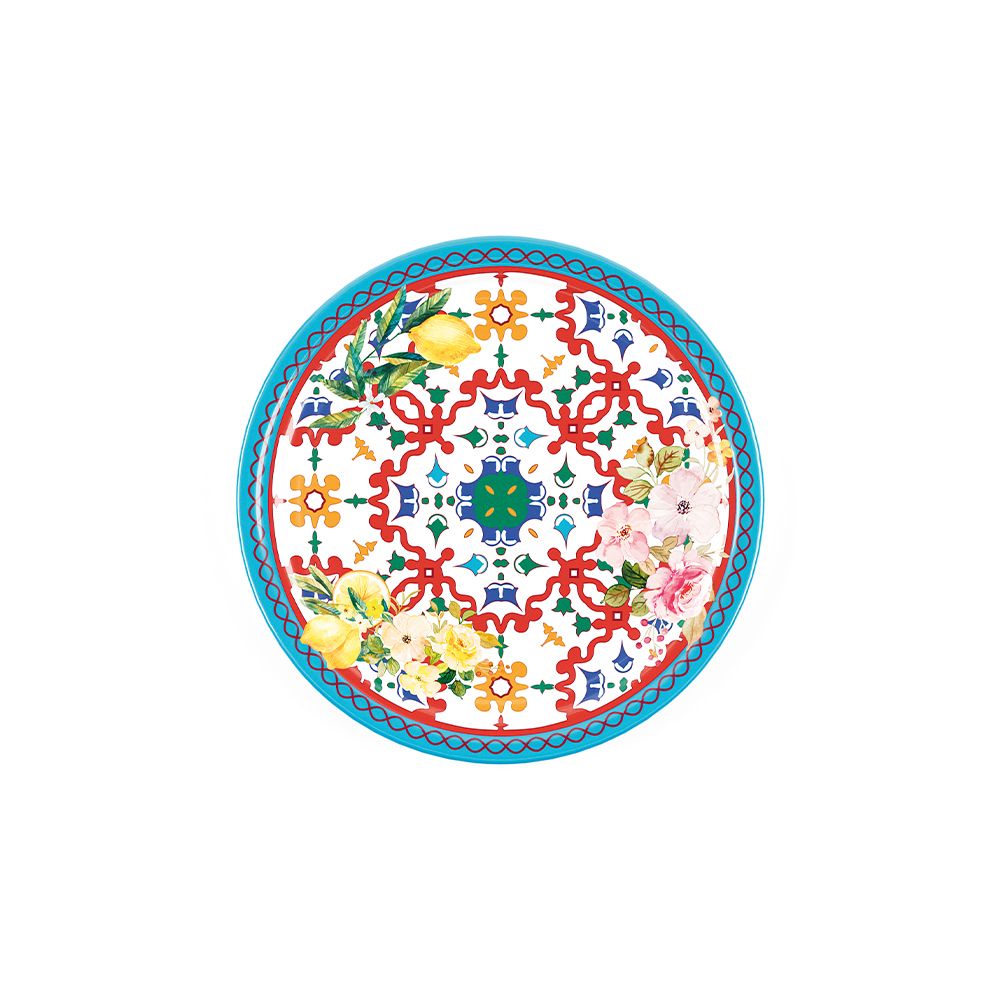 Piatto piano "flower & lemon"