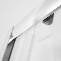 Lato doccia angolare cristallo Essential - 78-80 cm / Apertura 29 cm