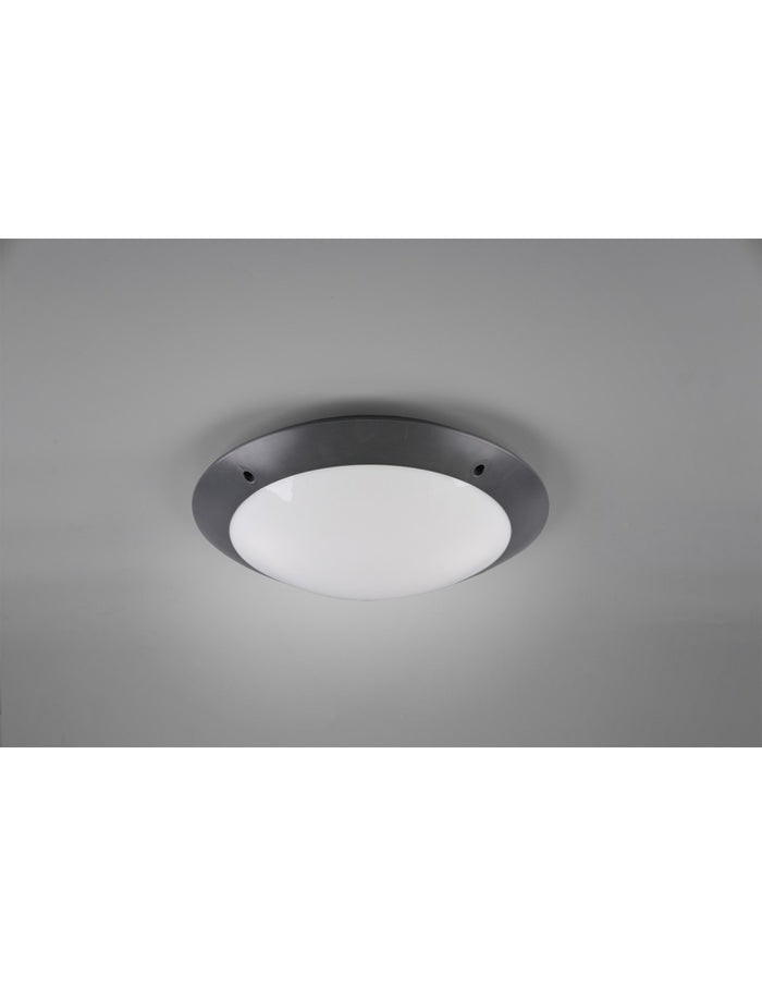 Plafoniera Da Esterno Camaro Antracite IP54 Ø33 cm Trio Lighting
