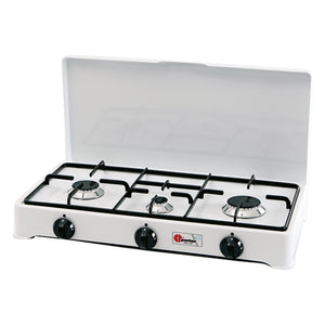 Fornello A Gas 3 Fuochi Mod. 5328 Cgp - Cm 58 X 28 X H 10