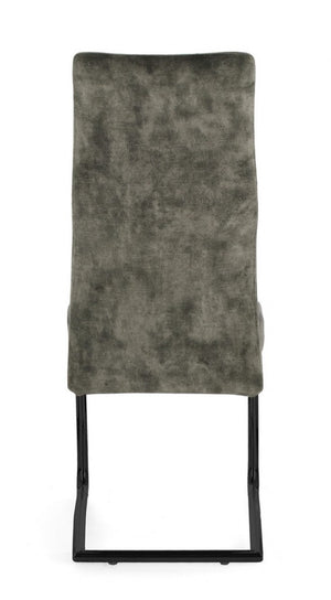 4x Sedia Thelma Velluto Verde