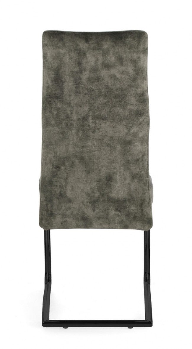 4x Sedia Thelma Velluto Verde