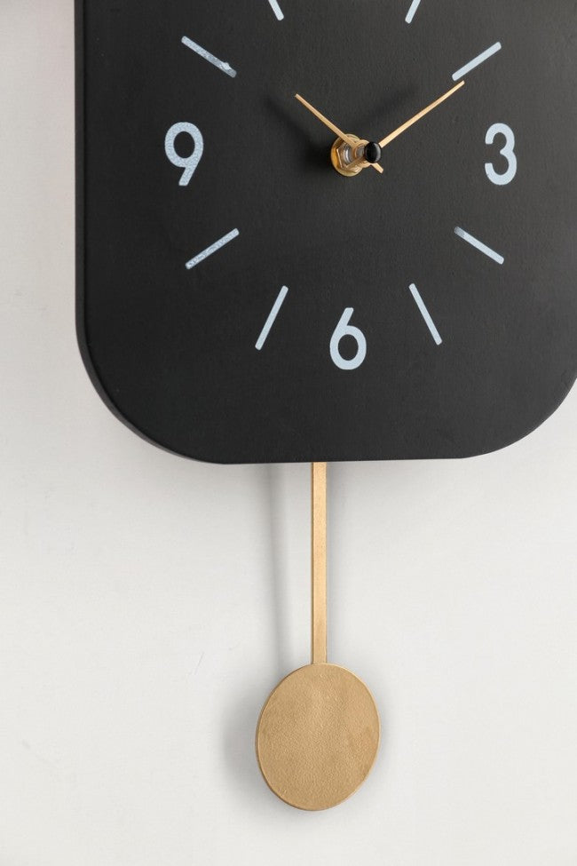 4x Orologio da parete in legno 24x5,5x37,5h