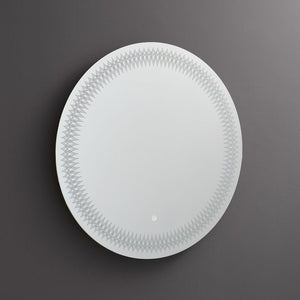 Specchio rotondo 80 cm con led integrato