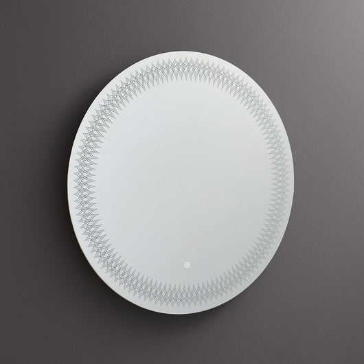 Specchio rotondo 80 cm con led integrato
