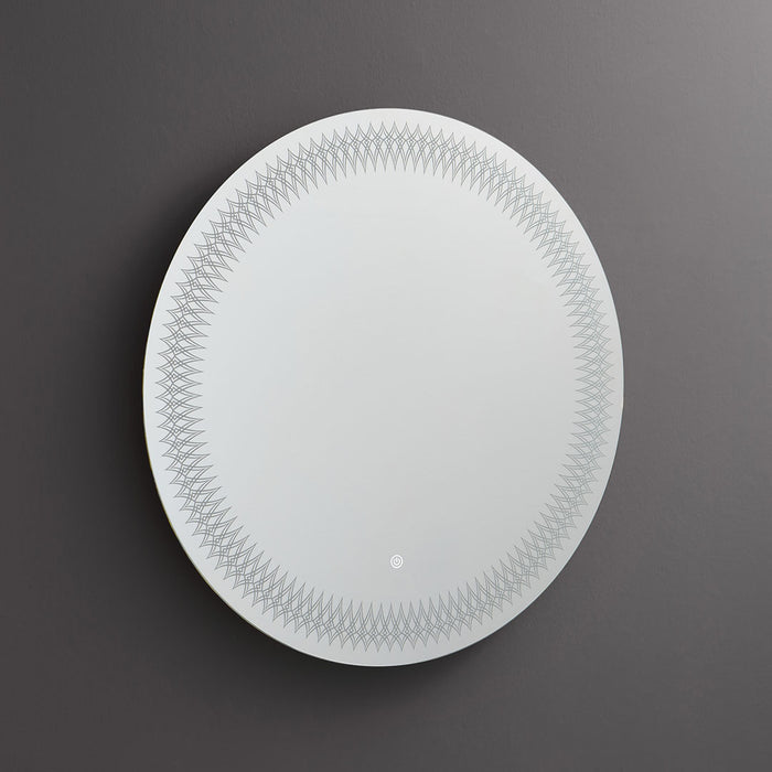 Specchio rotondo 80 cm con led integrato