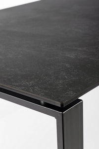 Tavolo antracite 180x90 cm in ceramica