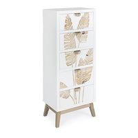 Cassettiera 5 cassetti Folium in legno nobilitato