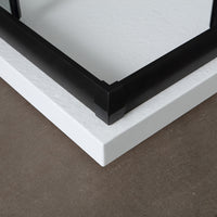 Box doccia 80x120 profilo nero opaco