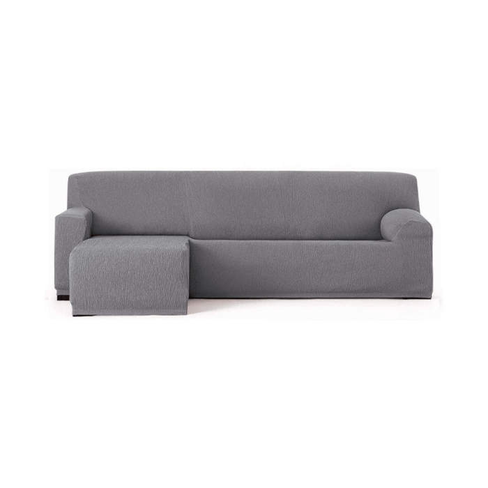 Copridivano Troya elastico penisola sinistra grigio bracciolo corto 250/310 EFFEZ