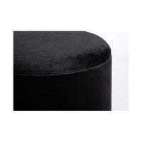 Sgabello con struttura metallo oro contenitore nero