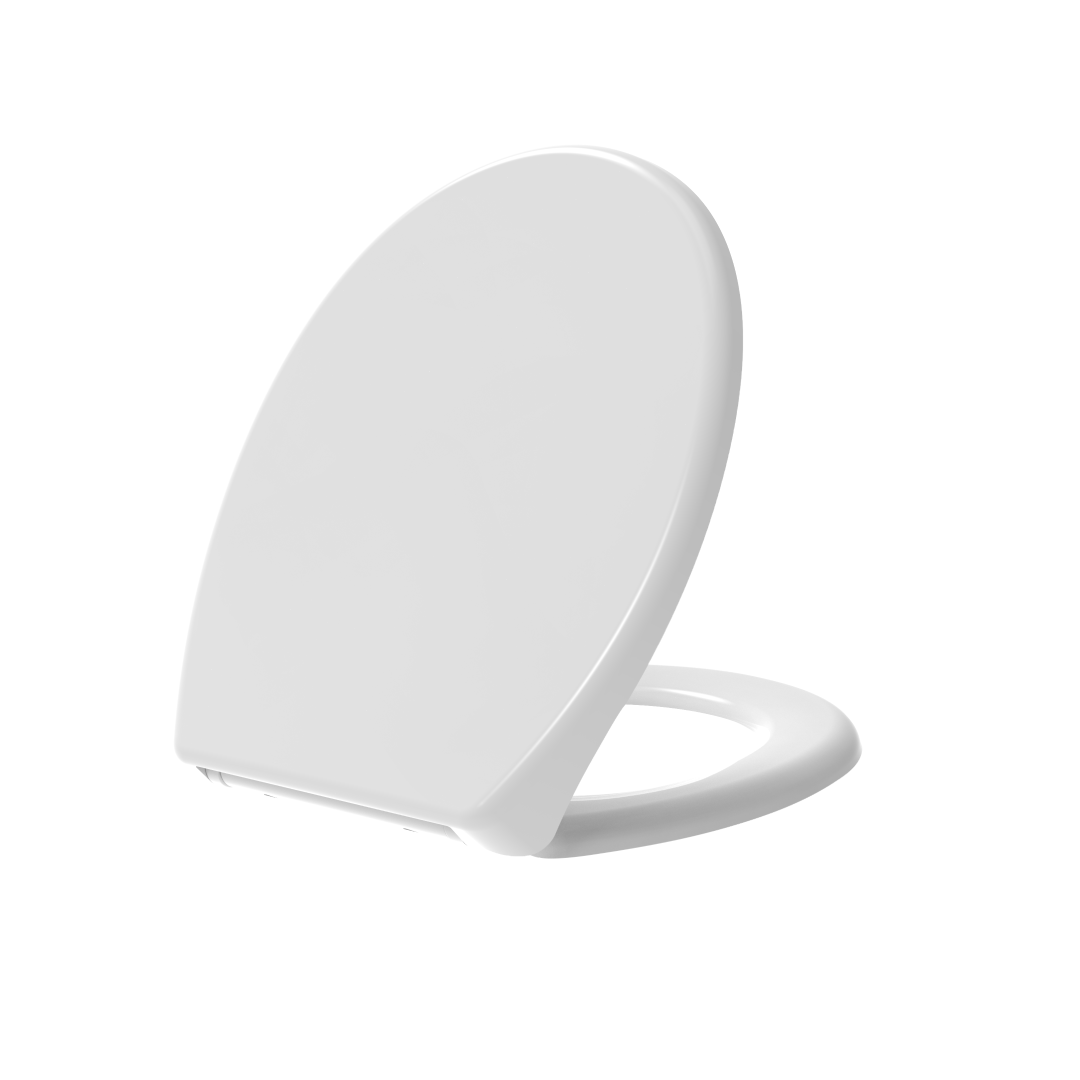 Tavoletta wc universale soft close bianco lucido
