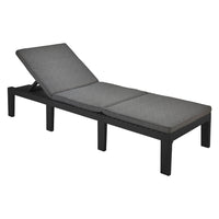 Lettino In Polipropilene 'Haiti' Antracite