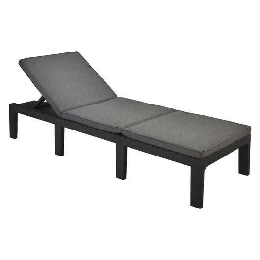 Lettino In Polipropilene 'Haiti' Antracite