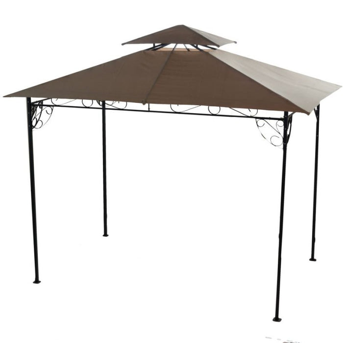 Gazebo riccioli ferro 2x3x2,8h m