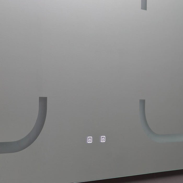 Specchio rettangolare 180x80 retroilluminato