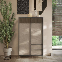 Mobile 106x40x177 cm lava e argilla