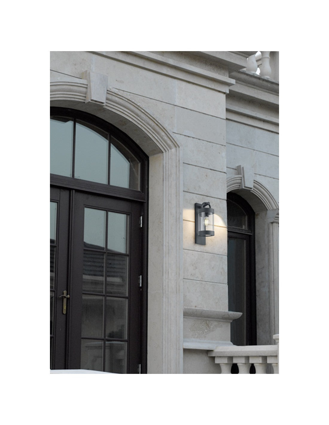 Applique Sambesi Antracite Sensore Crepuscolare IP44 Trio Lighting