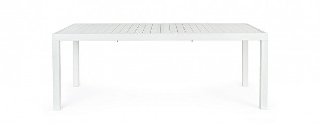 Tavolo alluminio bianco 200x100 cm