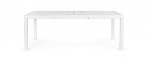 Tavolo alluminio bianco 200x100 cm