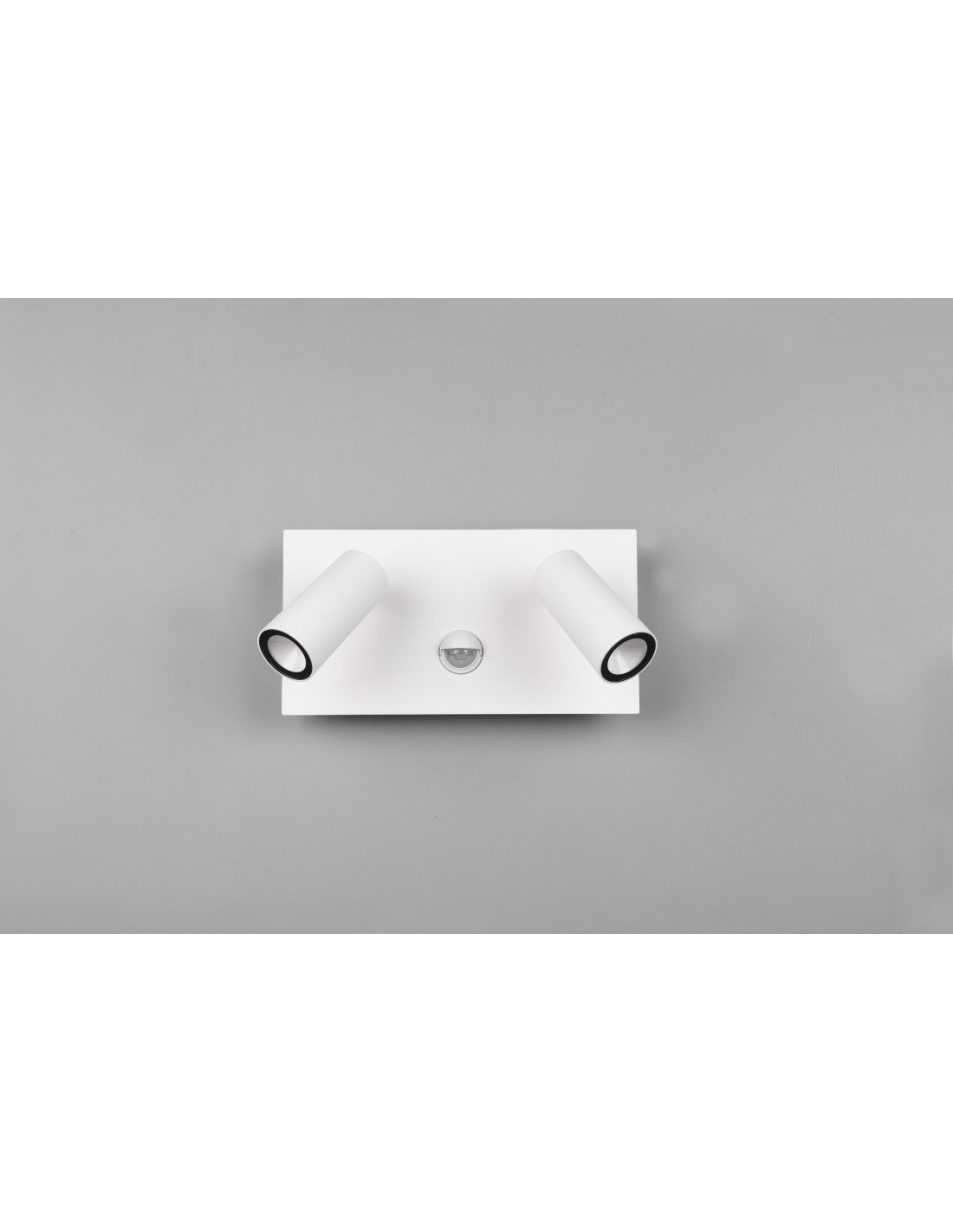 Applique Tunga IP54 Doppio Spot Led Bianco Orientabile Con Sensore Trio Lighting
