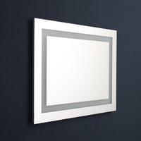 Specchio bagno a led 80x60 con sensore touch