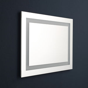 Specchio bagno a led 80x60 con sensore touch